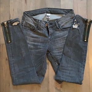 NSF skinny size Zipper jeans